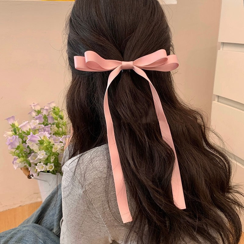 Double Layer Hair Bow Clip