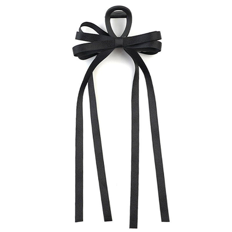 Cute Bow Hair Claw Long Ribbon